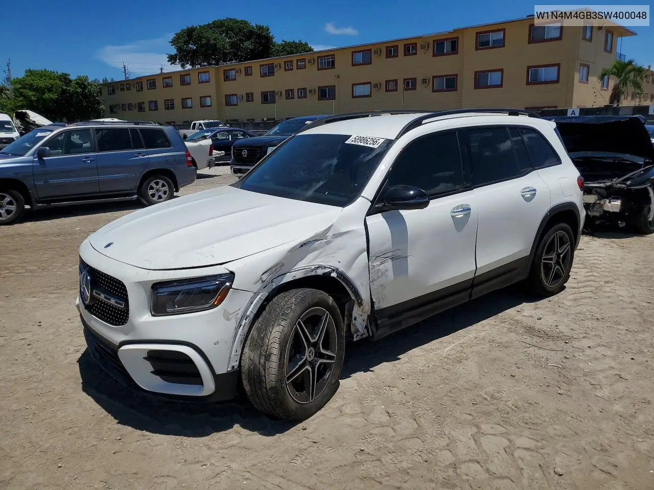 2025 Mercedes-Benz Glb 250 VIN: W1N4M4GB3SW400048 Lot: 58986256