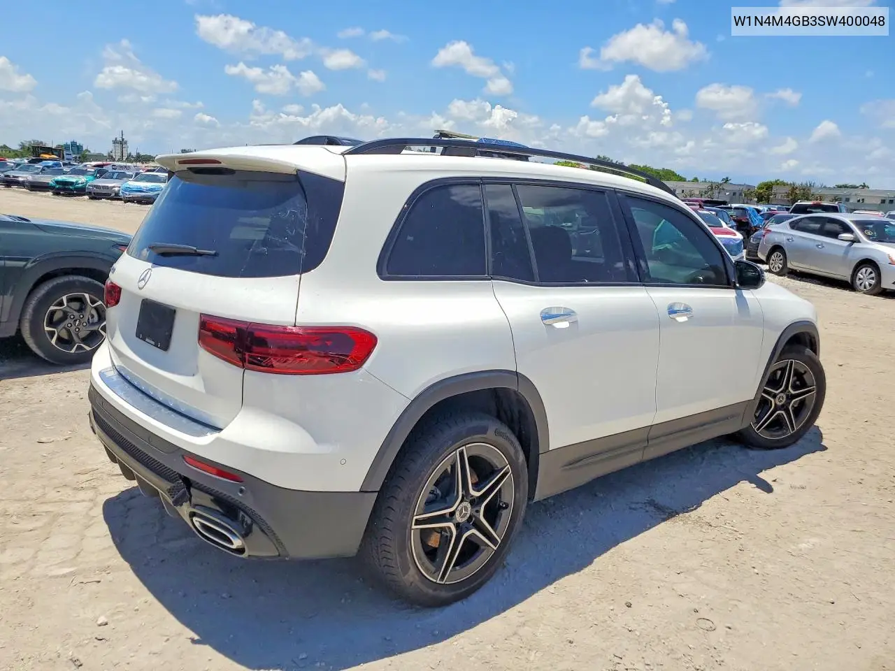 2025 Mercedes-Benz Glb 250 VIN: W1N4M4GB3SW400048 Lot: 58986256