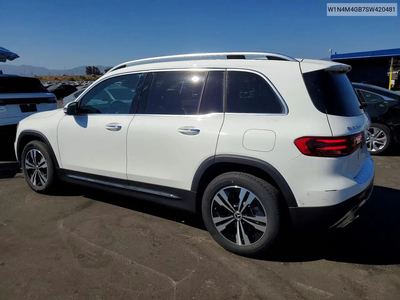 2025 Mercedes-Benz Glb 250 VIN: W1N4M4GB7SW420481 Lot: 59196146