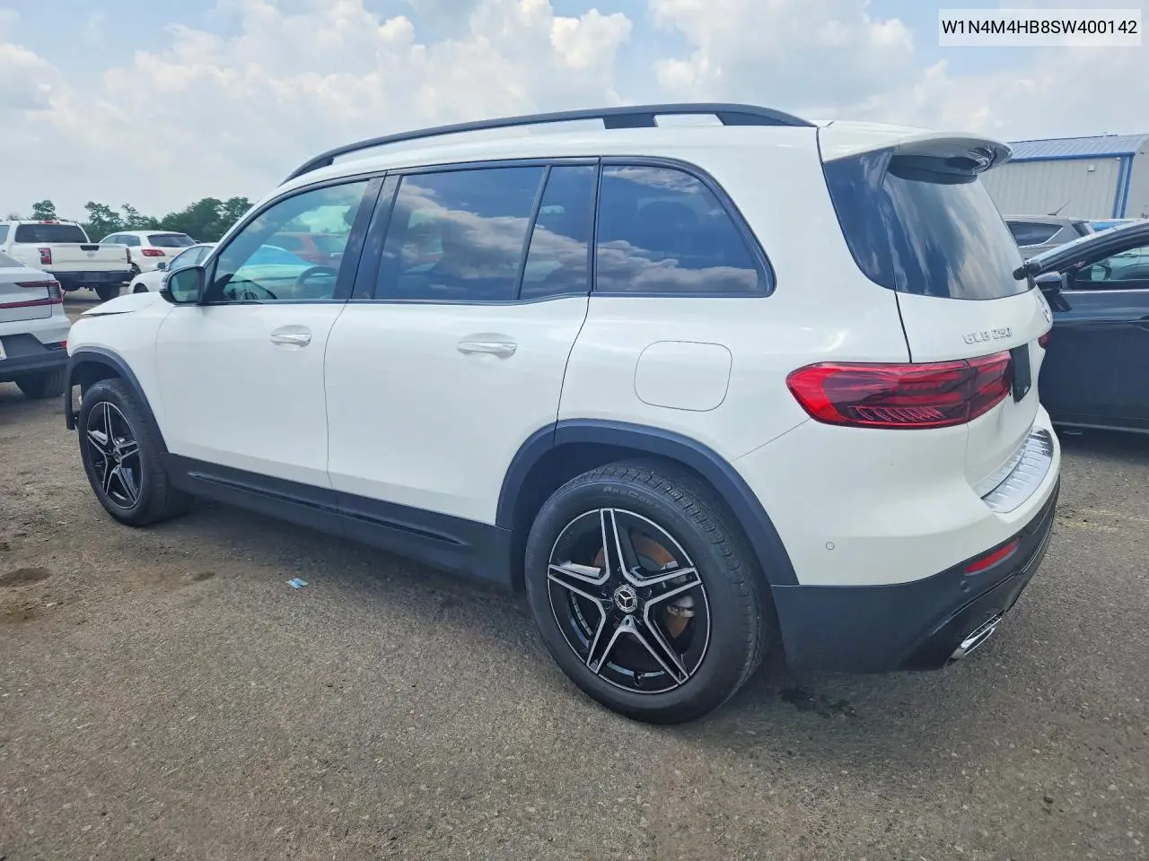 2025 Mercedes-Benz Glb 250 4Matic VIN: W1N4M4HB8SW400142 Lot: 59788336