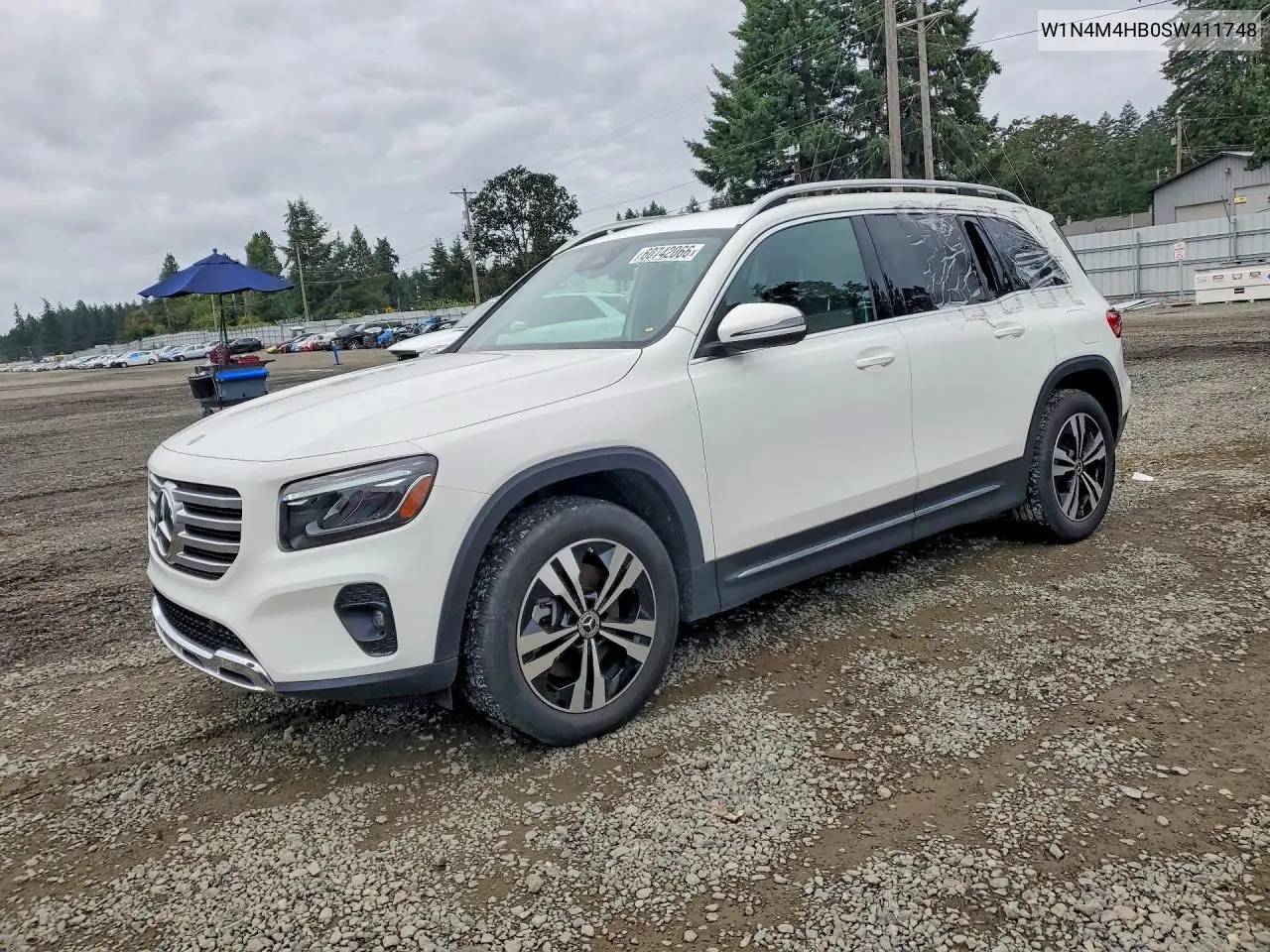 2025 Mercedes-Benz Glb 250 4Matic VIN: W1N4M4HB0SW411748 Lot: 60742066