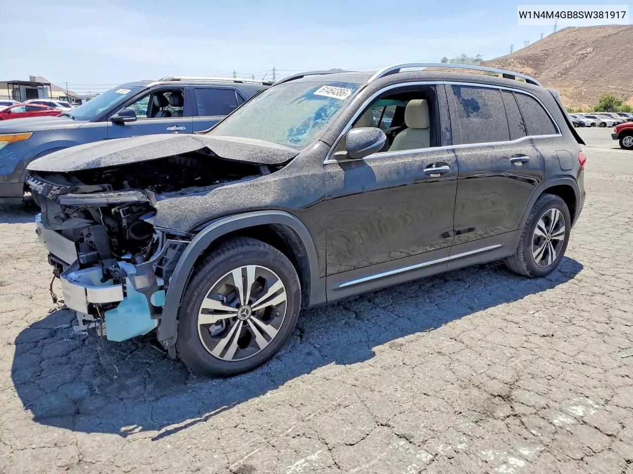 2025 Mercedes-Benz Glb 250 VIN: W1N4M4GB8SW381917 Lot: 61464386