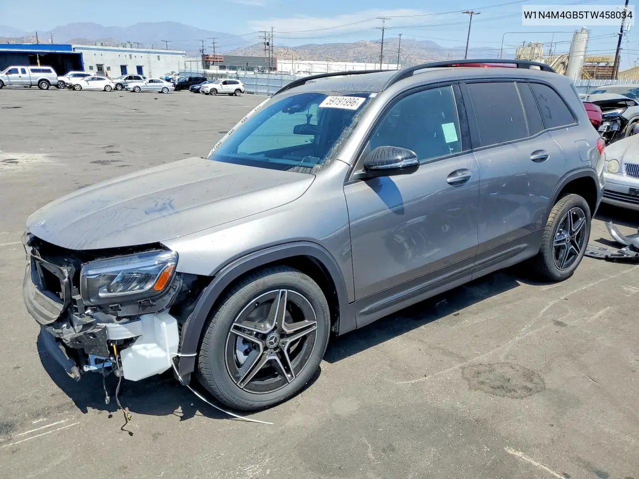 2026 Mercedes-Benz Glb 250 VIN: W1N4M4GB5TW458034 Lot: 59191996