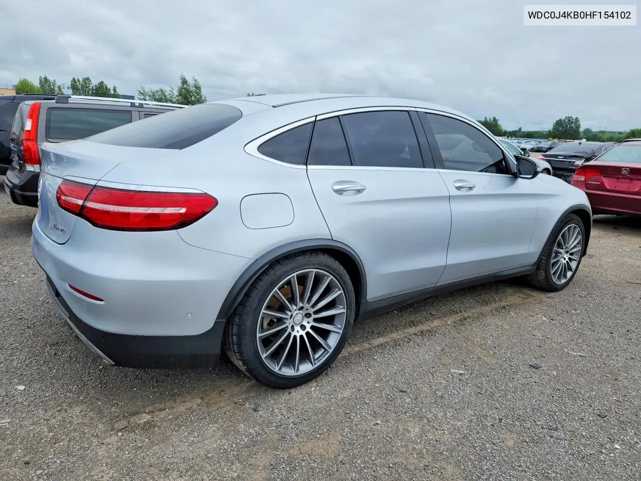 2017 Mercedes-Benz Glc Coupe 300 4Matic VIN: WDC0J4KB0HF154102 Lot: 59375136