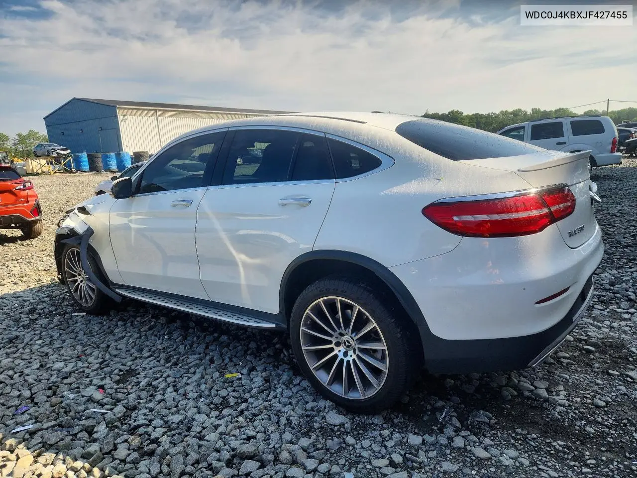 2018 Mercedes-Benz Glc Coupe 300 4Matic VIN: WDC0J4KBXJF427455 Lot: 60788136
