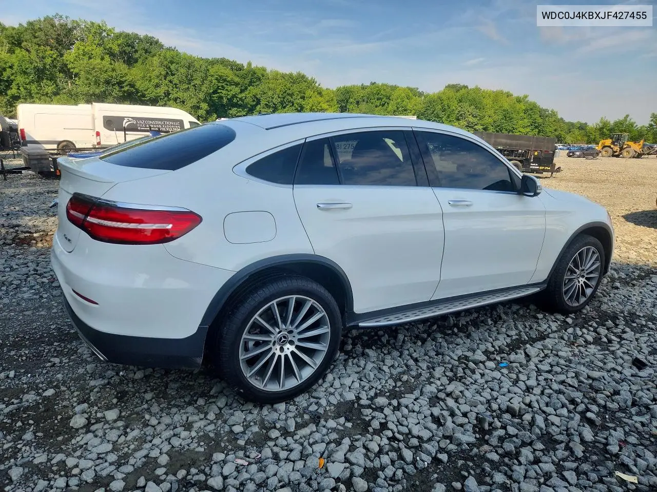 2018 Mercedes-Benz Glc Coupe 300 4Matic VIN: WDC0J4KBXJF427455 Lot: 60788136