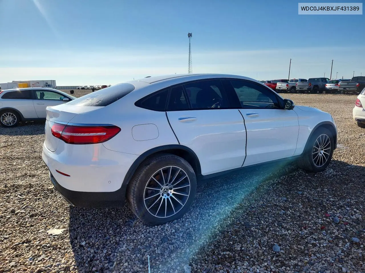 2018 Mercedes-Benz Glc Coupe 300 4Matic VIN: WDC0J4KBXJF431389 Lot: 60933696