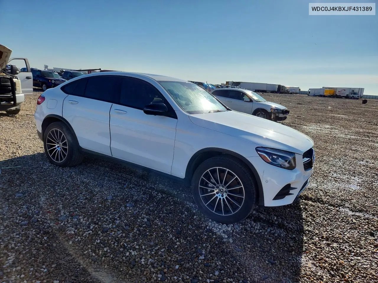 2018 Mercedes-Benz Glc Coupe 300 4Matic VIN: WDC0J4KBXJF431389 Lot: 60933696