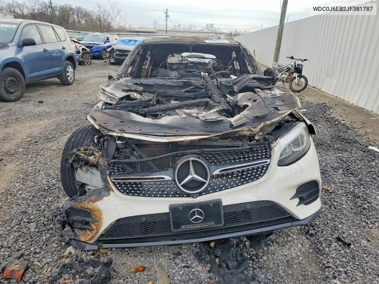 2018 Mercedes-Benz Glc Coupe 43 4Matic Amg VIN: WDC0J6EB2JF381787 Lot: 75640925