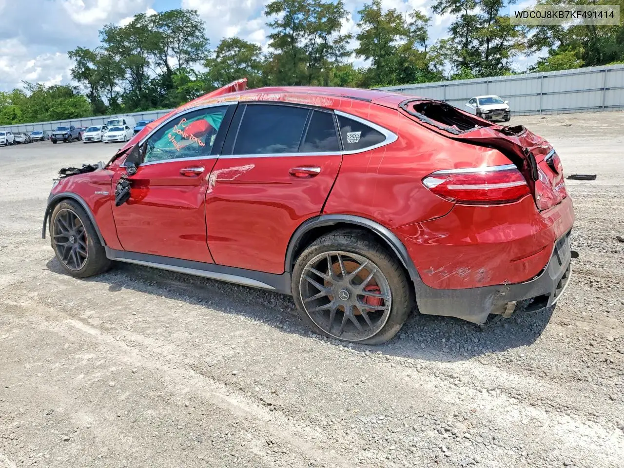 2019 Mercedes-Benz Glc Coupe 63 S 4Matic Amg VIN: WDC0J8KB7KF491414 Lot: 60413426