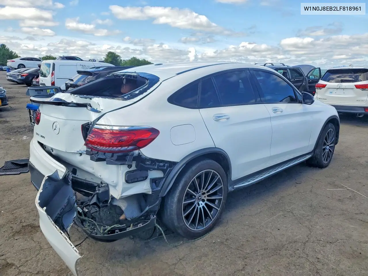 2020 Mercedes-Benz Glc Coupe 300 4Matic VIN: W1N0J8EB2LF818961 Lot: 59326896