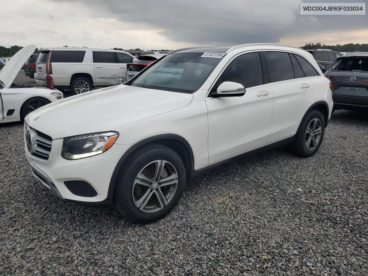 2016 Mercedes-Benz Glc 300 VIN: WDC0G4JB9GF033034 Lot: 61581096
