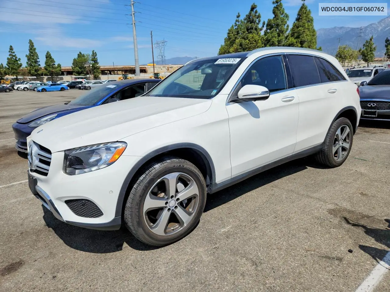 2016 Mercedes-Benz Glc 300 VIN: WDC0G4JB1GF060762 Lot: 61953476