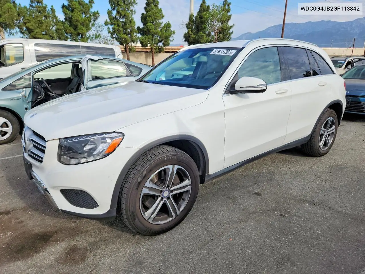 2016 Mercedes-Benz Glc 300 VIN: WDC0G4JB2GF113842 Lot: 61978286