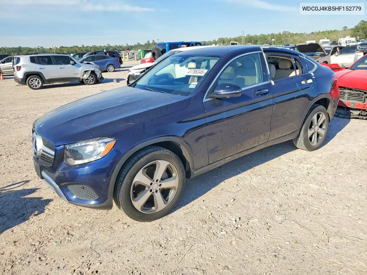 2017 Mercedes-Benz Glc Coupe 300 4Matic VIN: WDC0J4KB5HF152779 Lot: 41786346