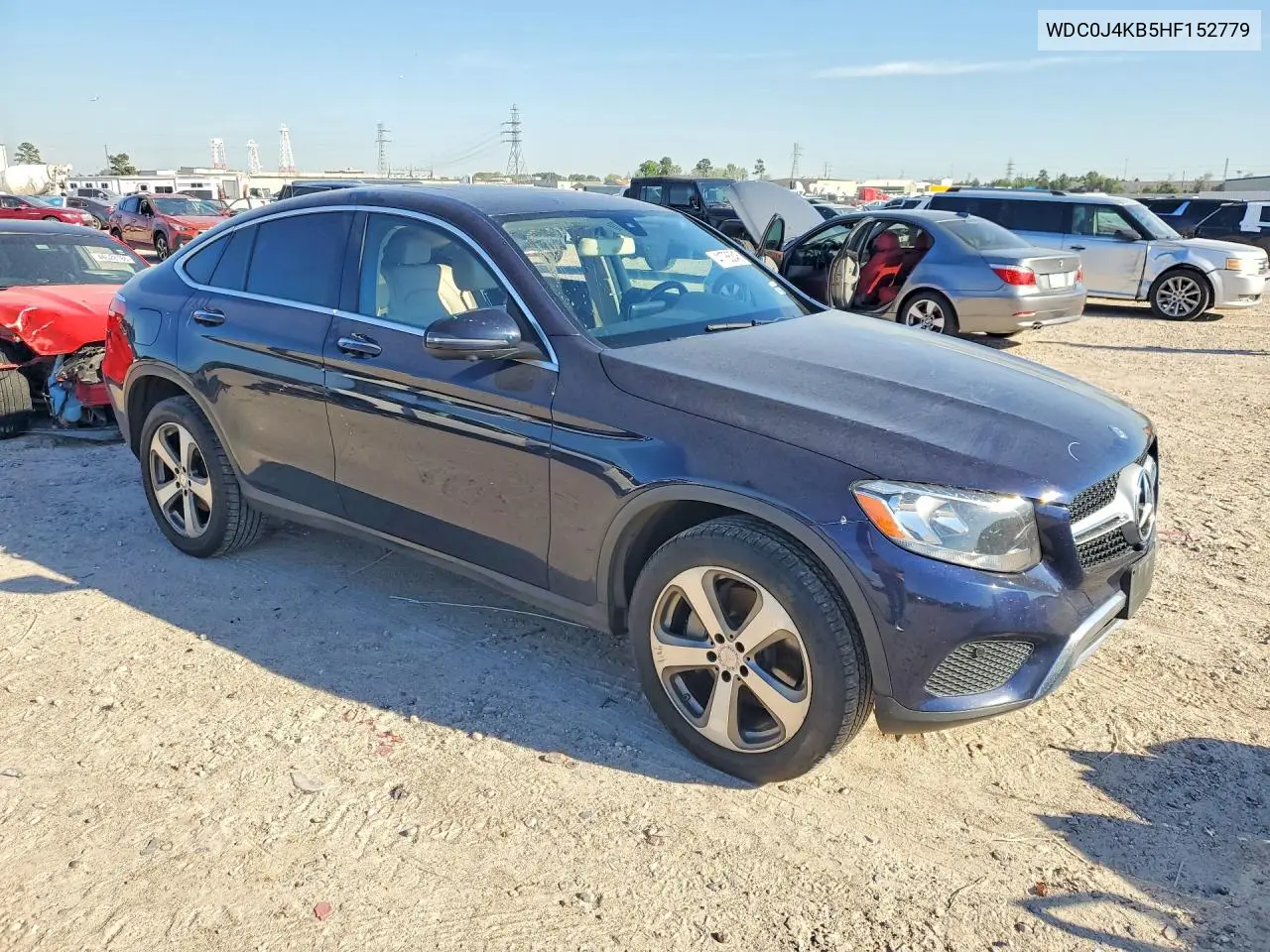 2017 Mercedes-Benz Glc Coupe 300 4Matic VIN: WDC0J4KB5HF152779 Lot: 41786346