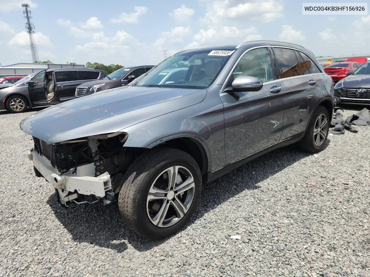 2017 Mercedes-Benz Glc 300 4Matic VIN: WDC0G4KB3HF156926 Lot: 58625936
