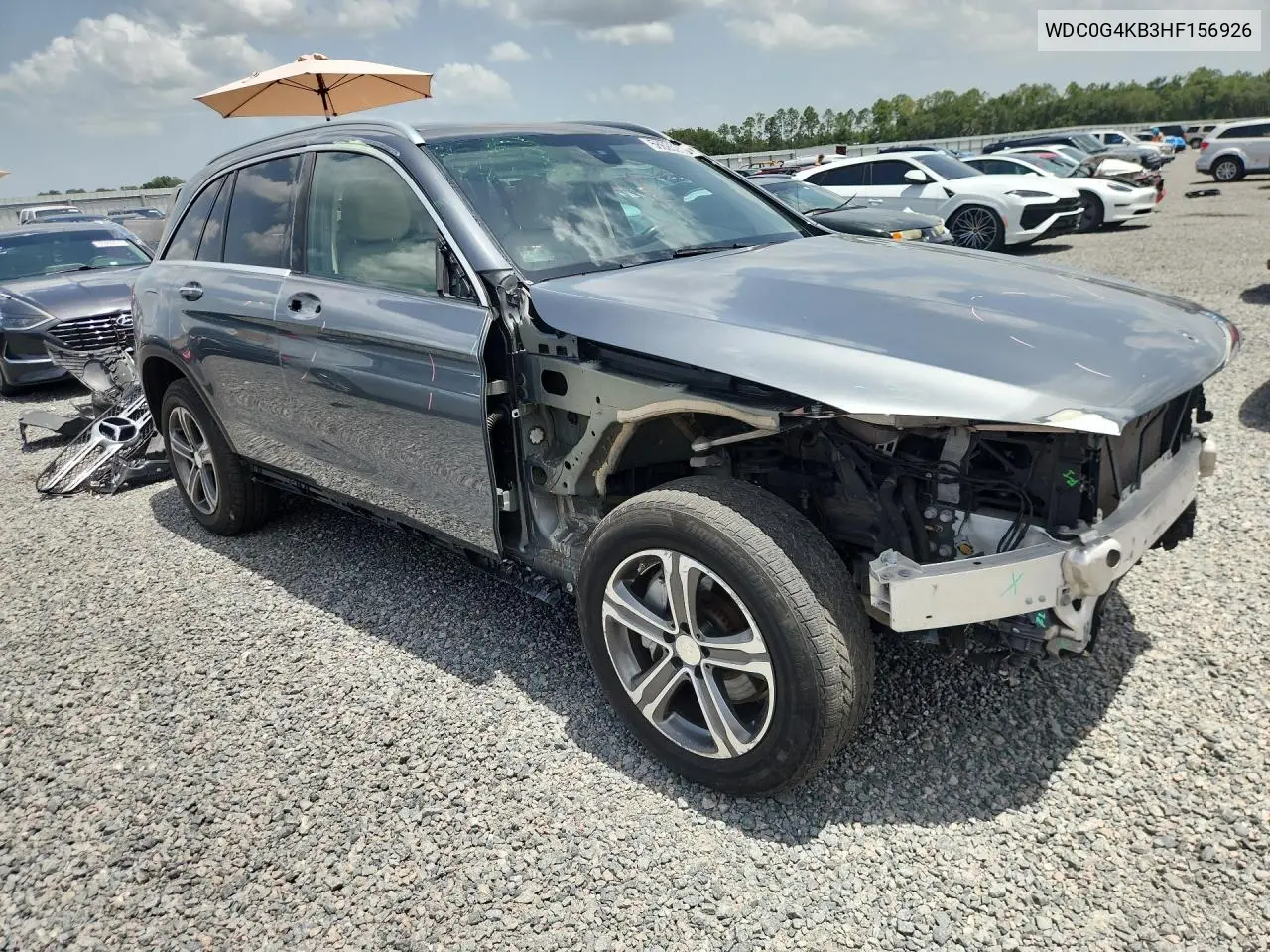 2017 Mercedes-Benz Glc 300 4Matic VIN: WDC0G4KB3HF156926 Lot: 58625936