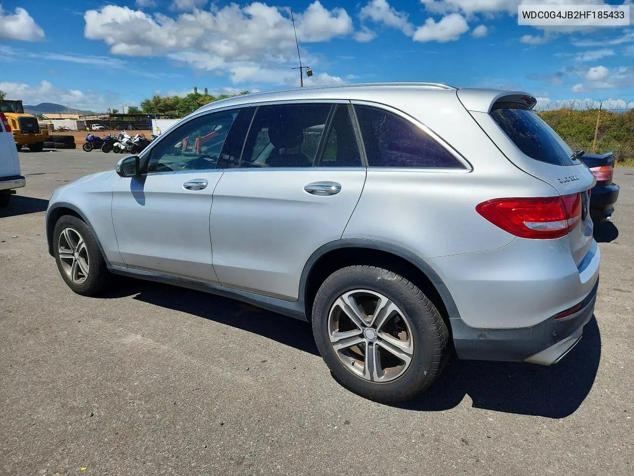 2017 Mercedes-Benz Glc 300 VIN: WDC0G4JB2HF185433 Lot: 59395616