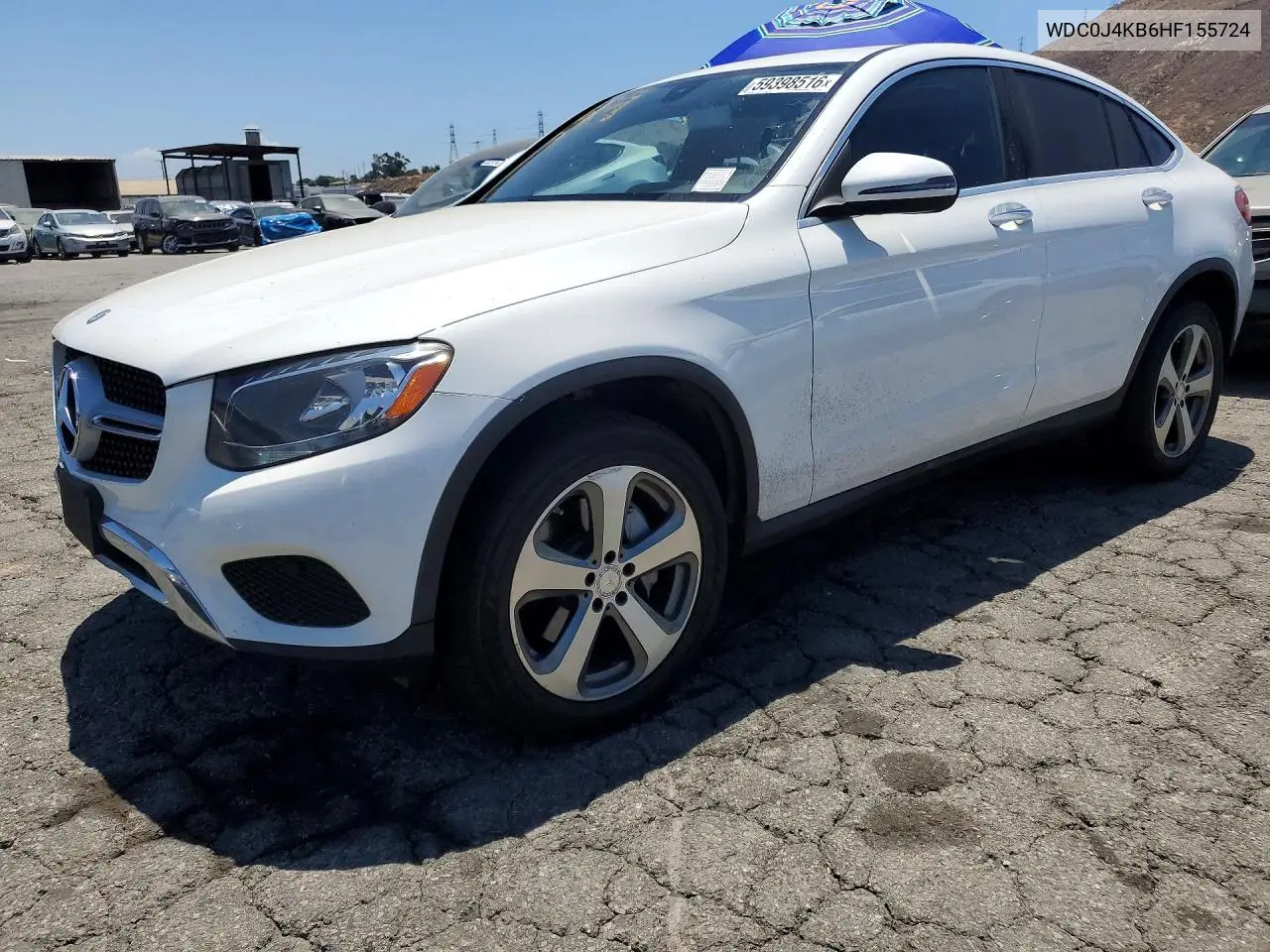 2017 Mercedes-Benz Glc Coupe 300 4Matic VIN: WDC0J4KB6HF155724 Lot: 59398516
