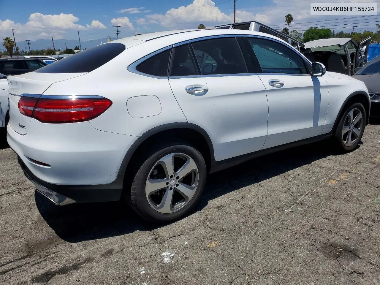 2017 Mercedes-Benz Glc Coupe 300 4Matic VIN: WDC0J4KB6HF155724 Lot: 59398516