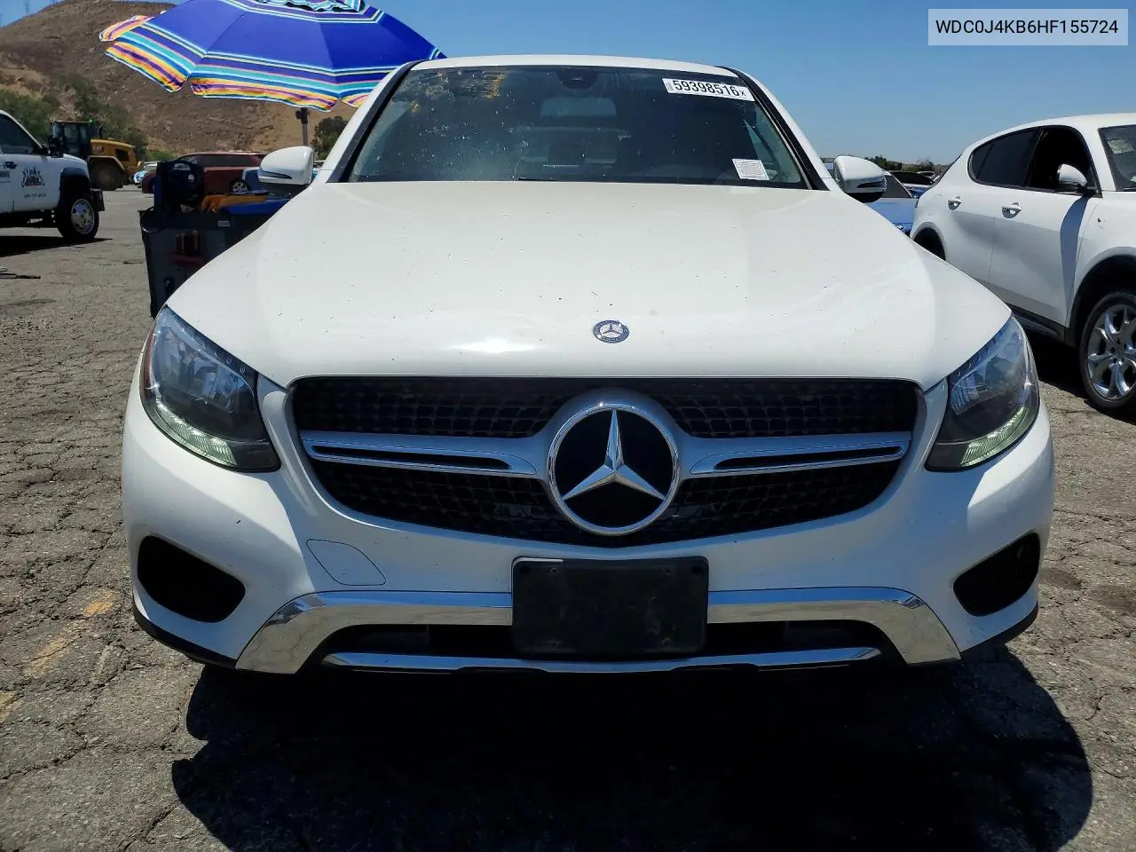 2017 Mercedes-Benz Glc Coupe 300 4Matic VIN: WDC0J4KB6HF155724 Lot: 59398516