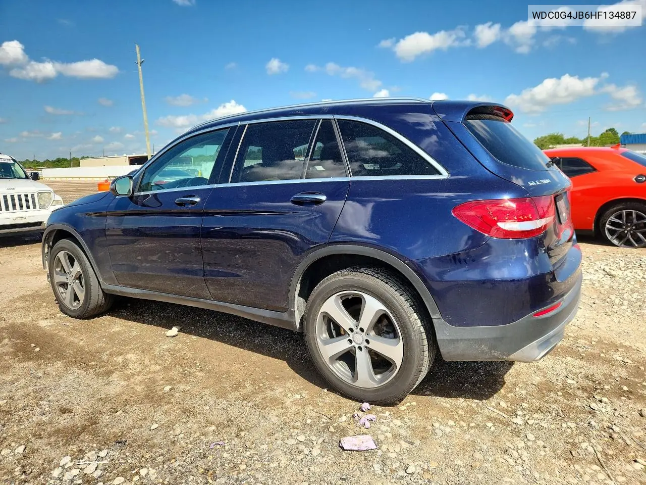 2017 Mercedes-Benz Glc 300 VIN: WDC0G4JB6HF134887 Lot: 59977106