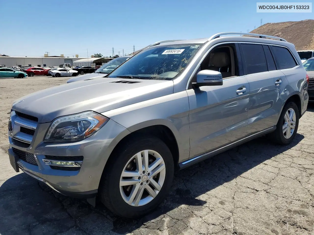 2017 Mercedes-Benz Glc 300 VIN: WDC0G4JB0HF153323 Lot: 59993416