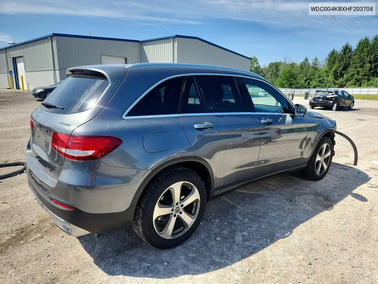 2017 Mercedes-Benz Glc 300 4Matic VIN: WDC0G4KBXHF203708 Lot: 60005926