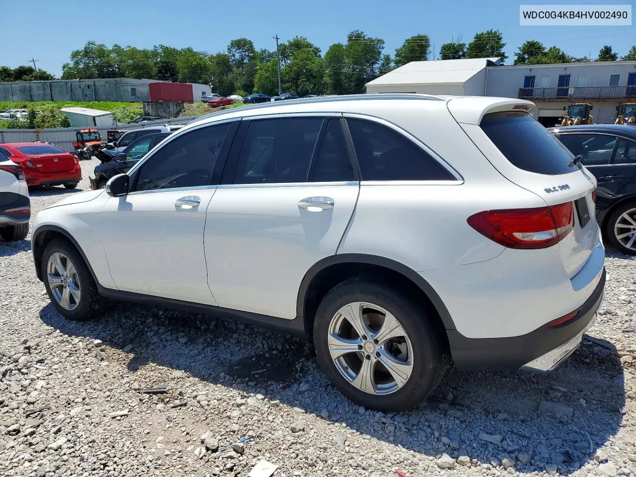 2017 Mercedes-Benz Glc 300 4Matic VIN: WDC0G4KB4HV002490 Lot: 60207696