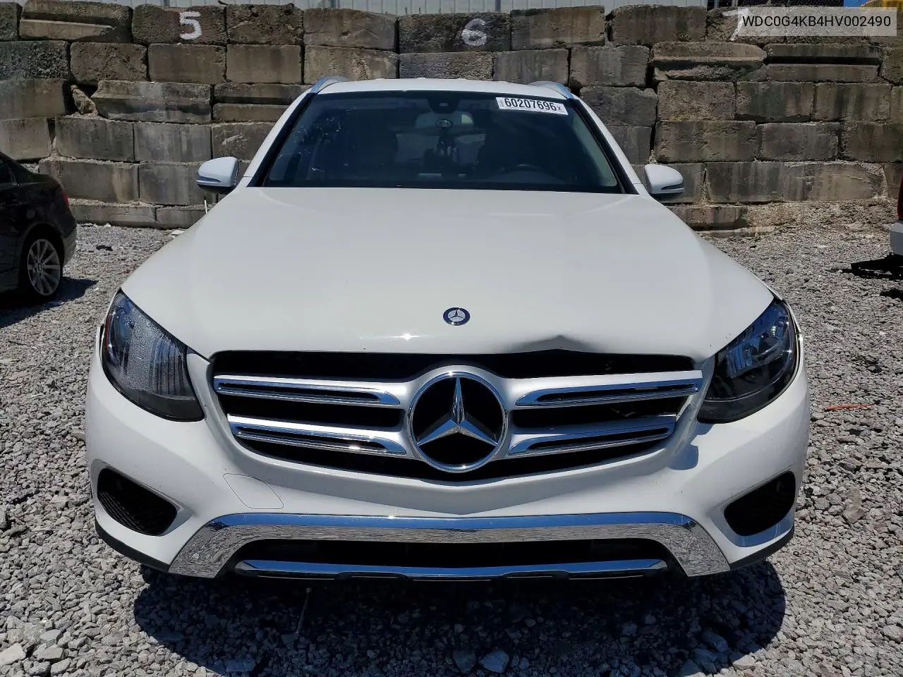 2017 Mercedes-Benz Glc 300 4Matic VIN: WDC0G4KB4HV002490 Lot: 60207696
