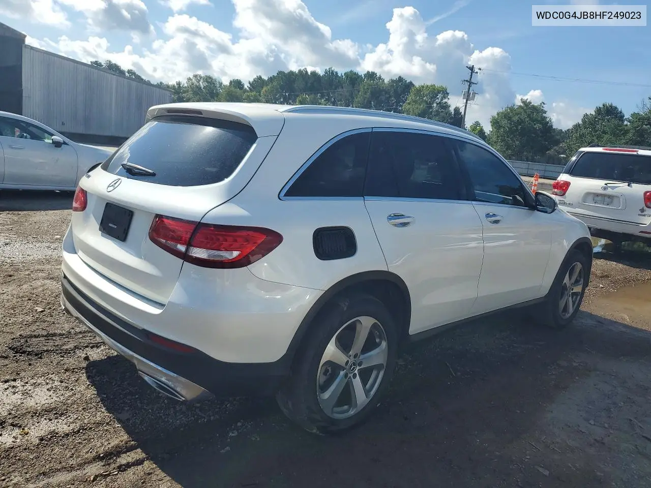 2017 Mercedes-Benz Glc 300 VIN: WDC0G4JB8HF249023 Lot: 60272296