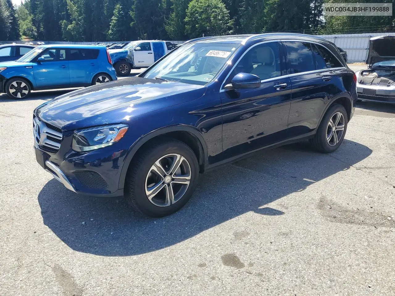 2017 Mercedes-Benz Glc 300 VIN: WDC0G4JB3HF199888 Lot: 60486776