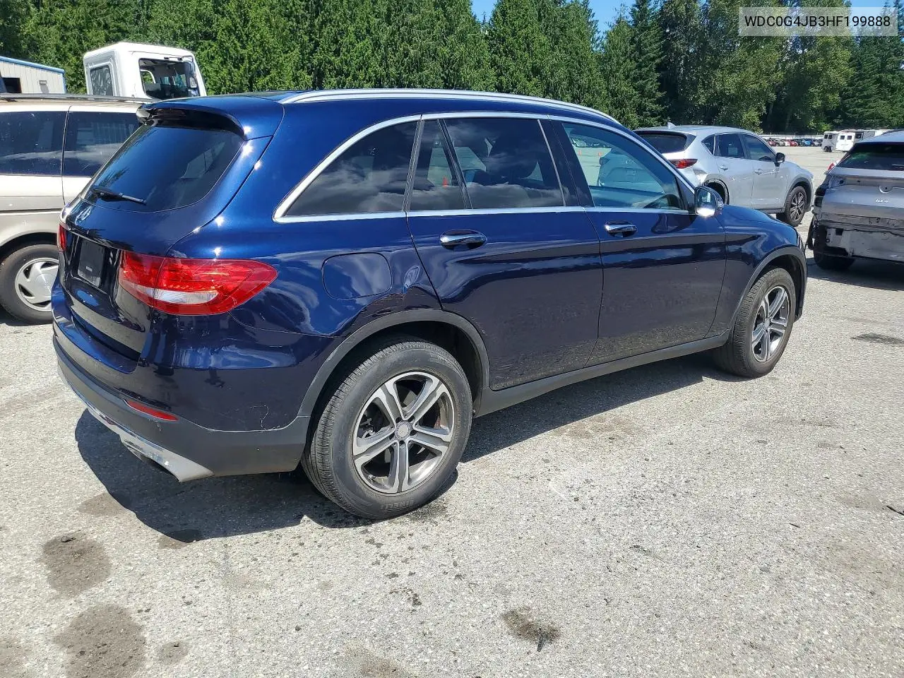 2017 Mercedes-Benz Glc 300 VIN: WDC0G4JB3HF199888 Lot: 60486776