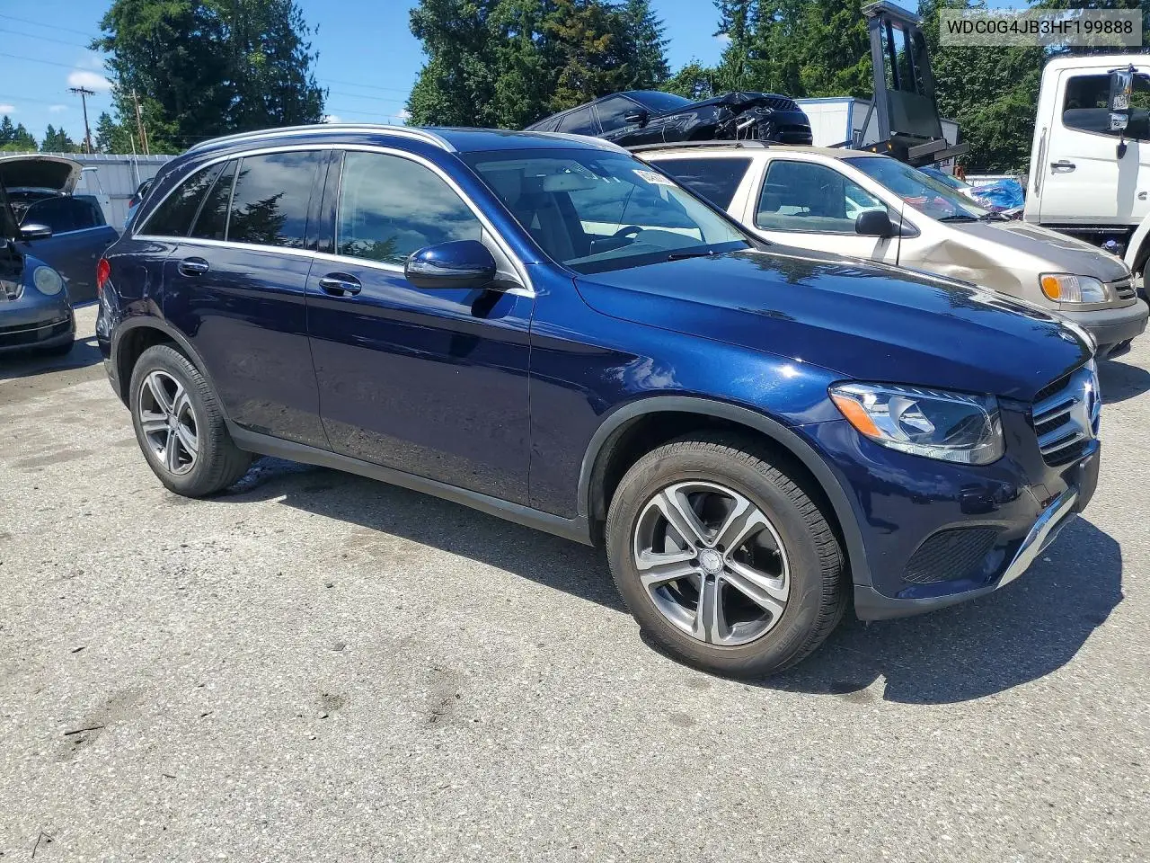 2017 Mercedes-Benz Glc 300 VIN: WDC0G4JB3HF199888 Lot: 60486776