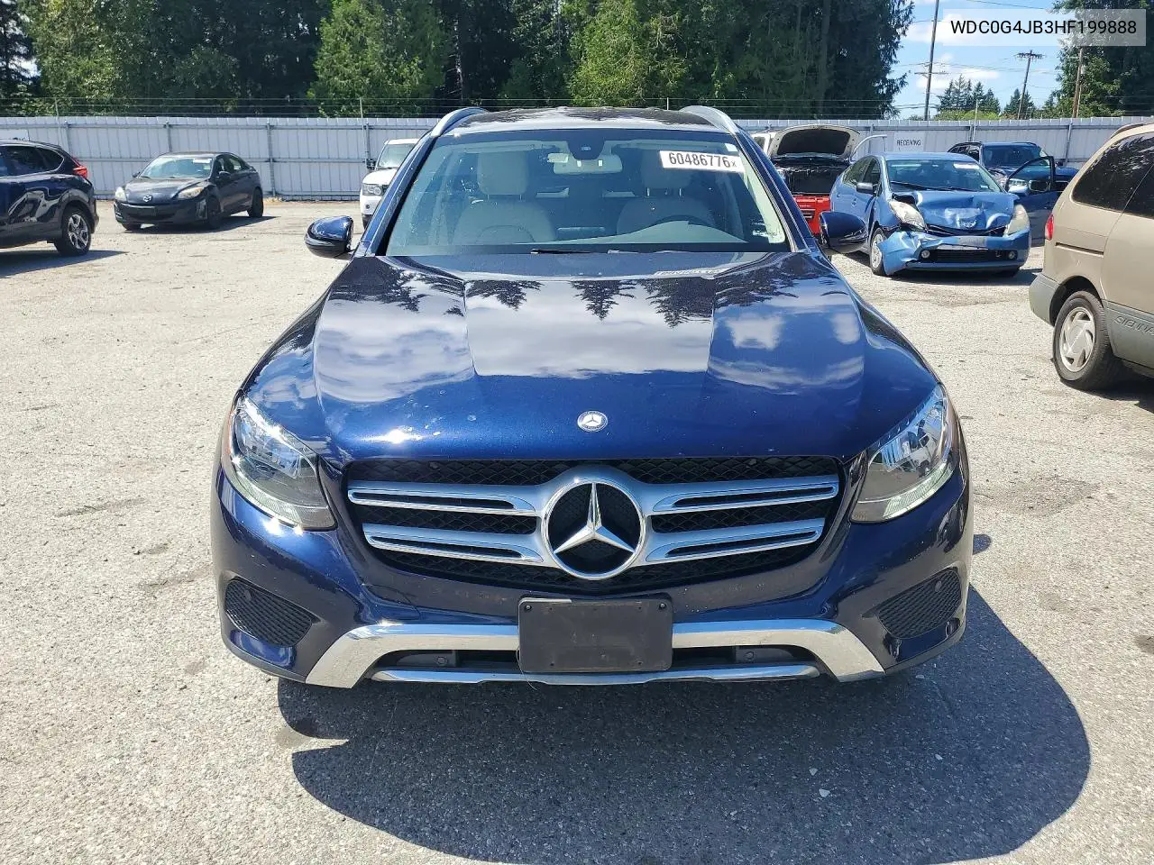 2017 Mercedes-Benz Glc 300 VIN: WDC0G4JB3HF199888 Lot: 60486776