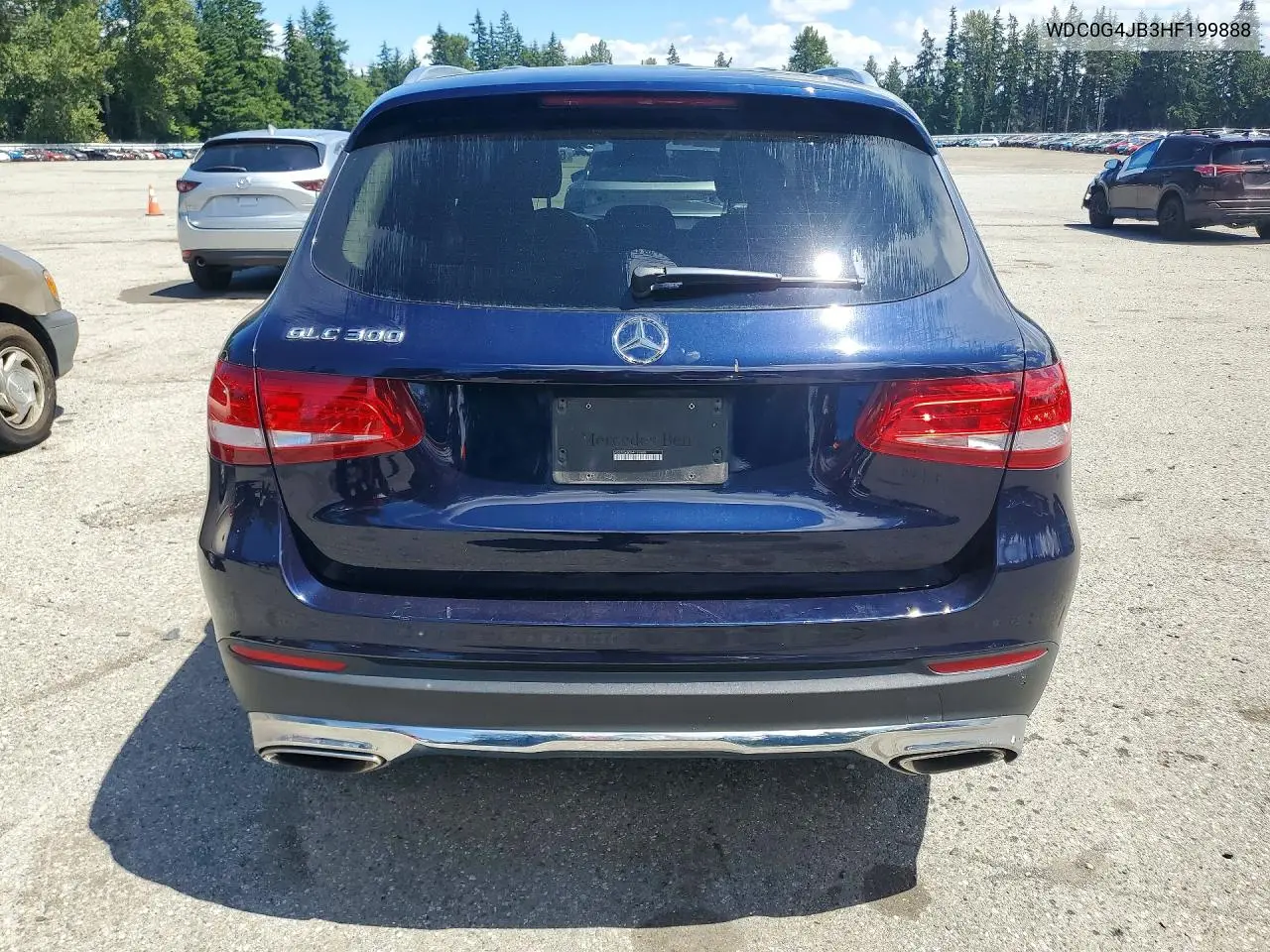 2017 Mercedes-Benz Glc 300 VIN: WDC0G4JB3HF199888 Lot: 60486776