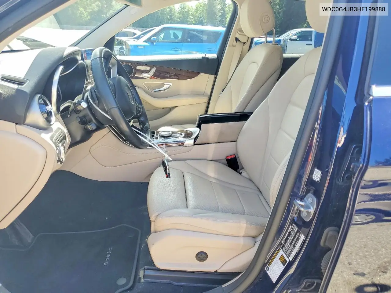 2017 Mercedes-Benz Glc 300 VIN: WDC0G4JB3HF199888 Lot: 60486776