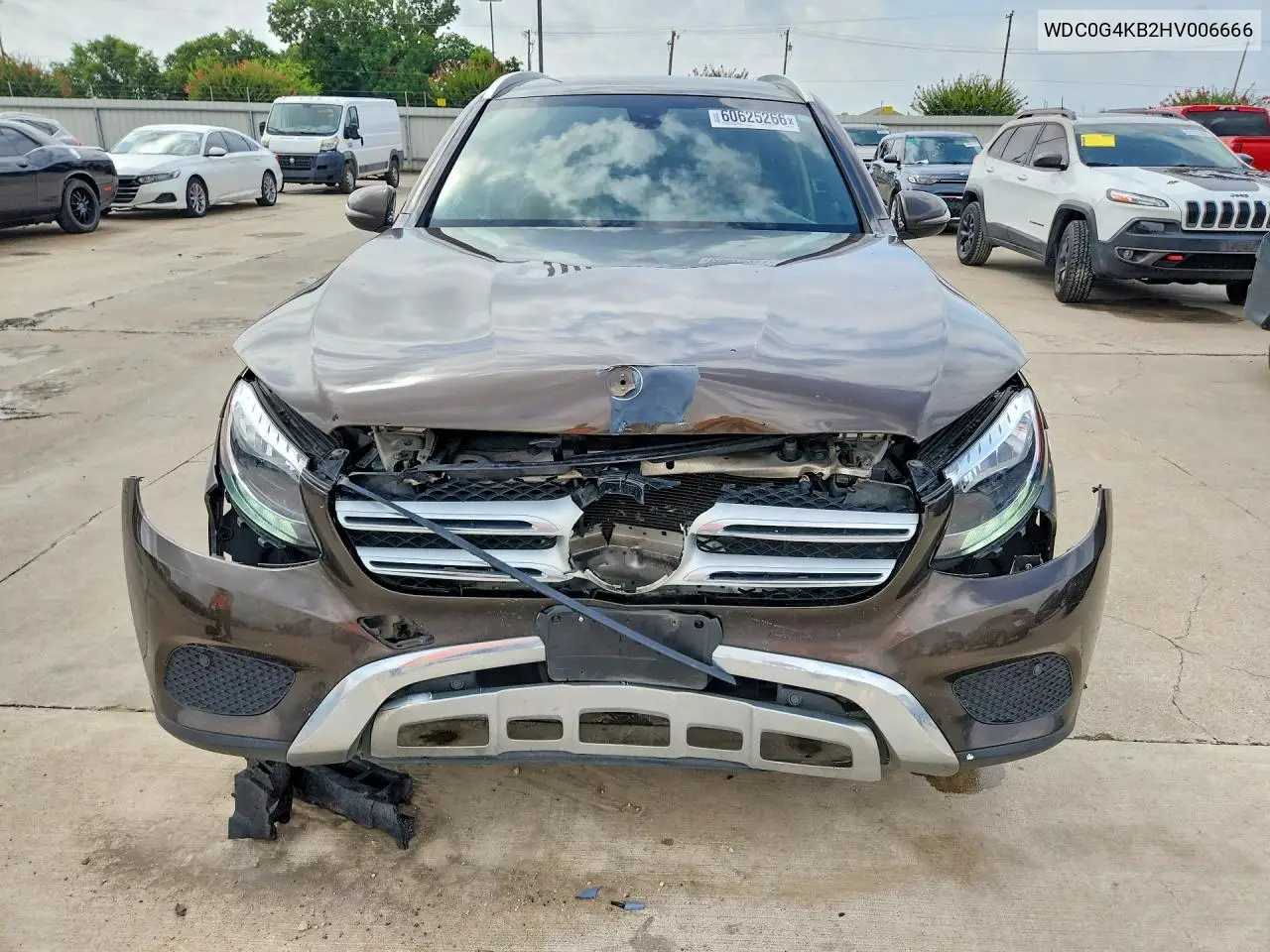 2017 Mercedes-Benz Glc 300 4Matic VIN: WDC0G4KB2HV006666 Lot: 60625266