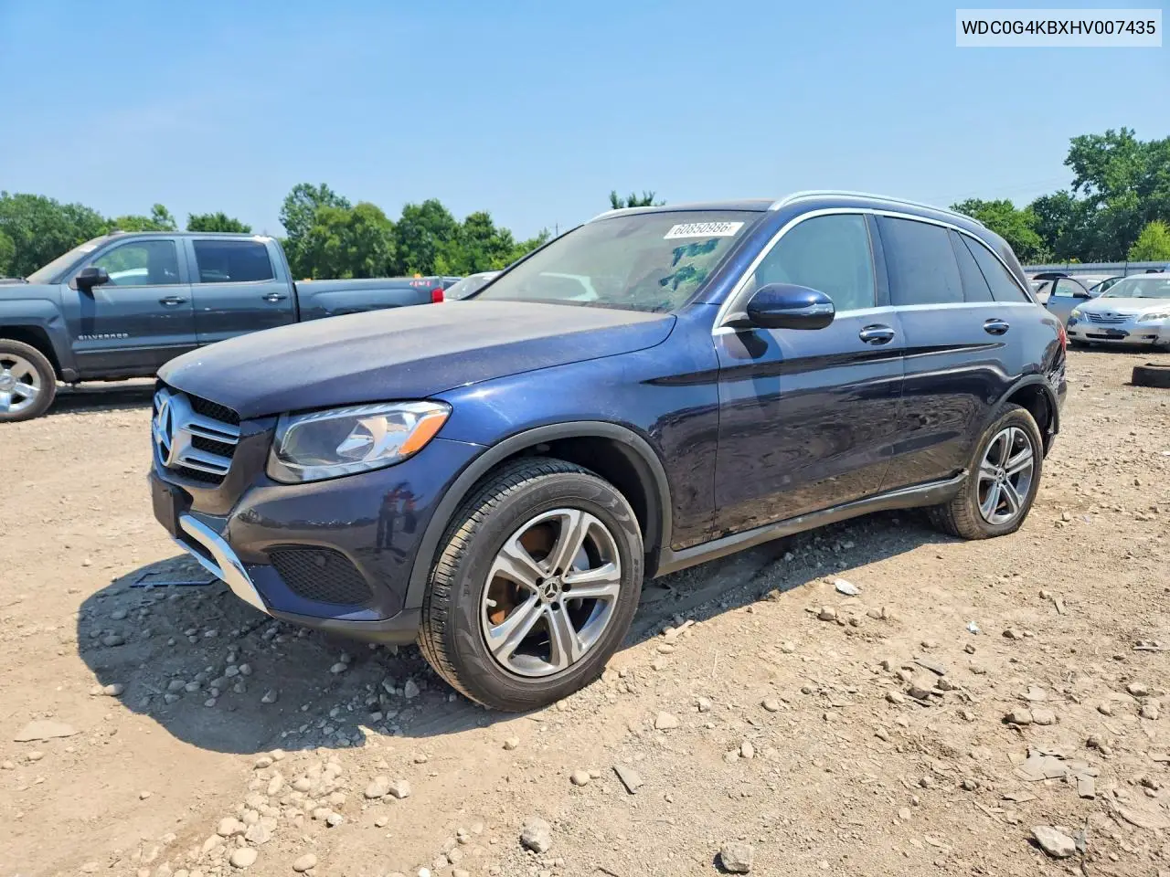 2017 Mercedes-Benz Glc 300 4Matic VIN: WDC0G4KBXHV007435 Lot: 60850986