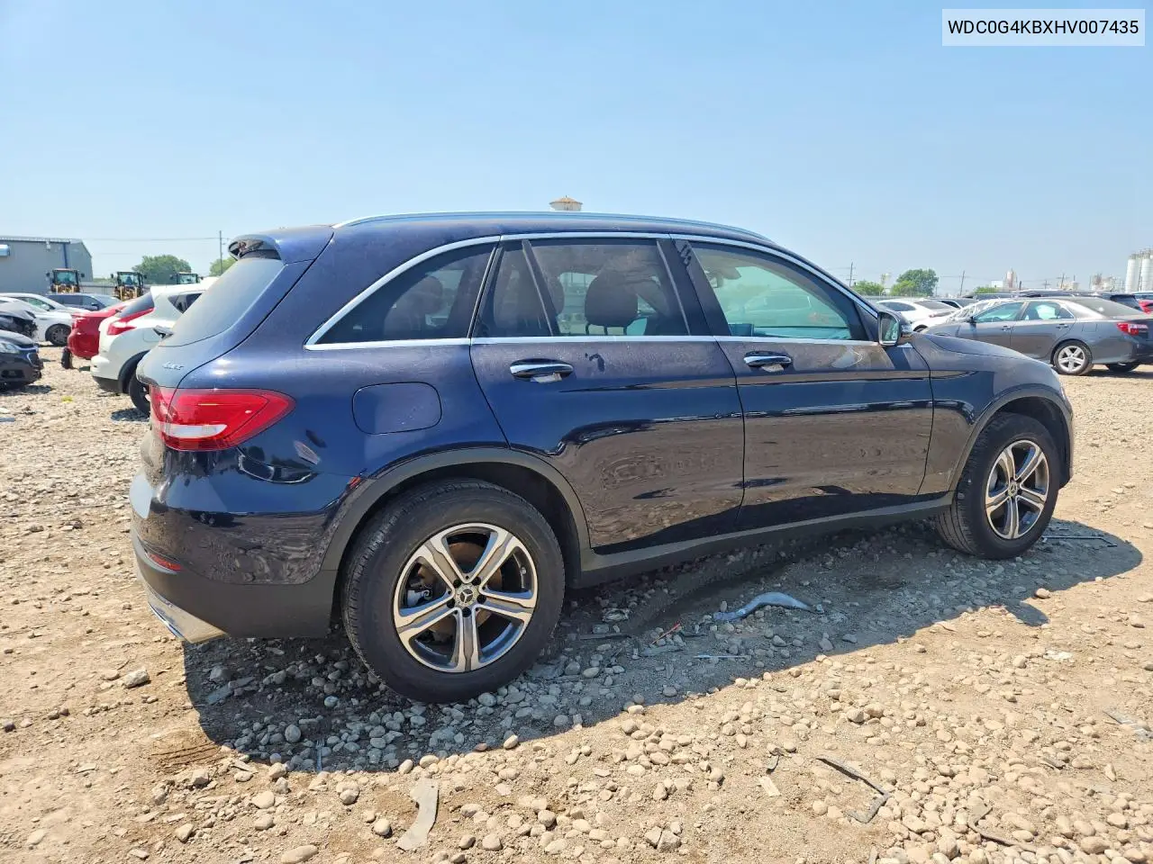 2017 Mercedes-Benz Glc 300 4Matic VIN: WDC0G4KBXHV007435 Lot: 60850986