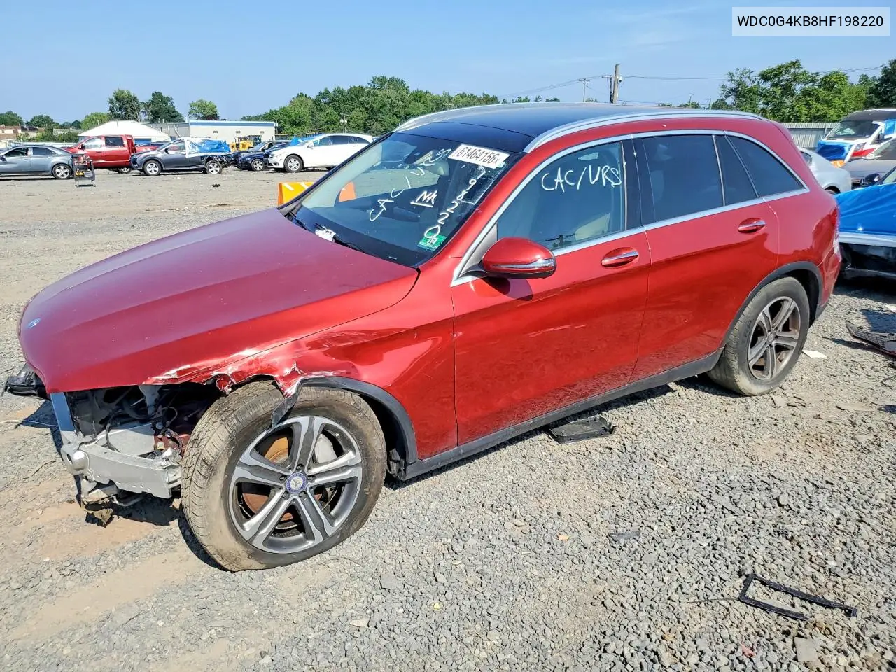 2017 Mercedes-Benz Glc 300 4Matic VIN: WDC0G4KB8HF198220 Lot: 61464156
