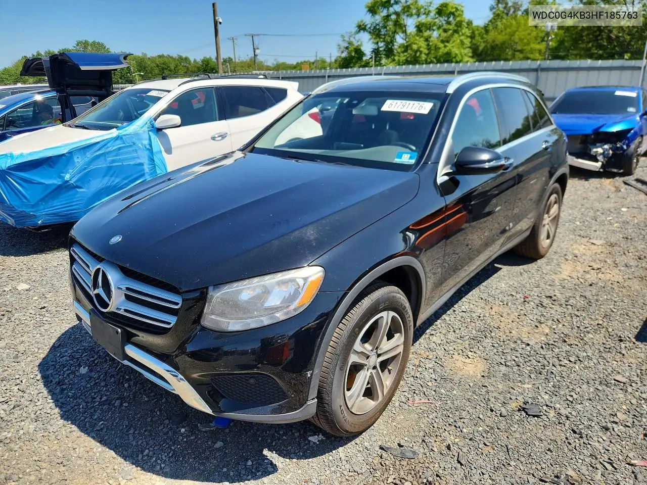2017 Mercedes-Benz Glc 300 4Matic VIN: WDC0G4KB3HF185763 Lot: 61791176