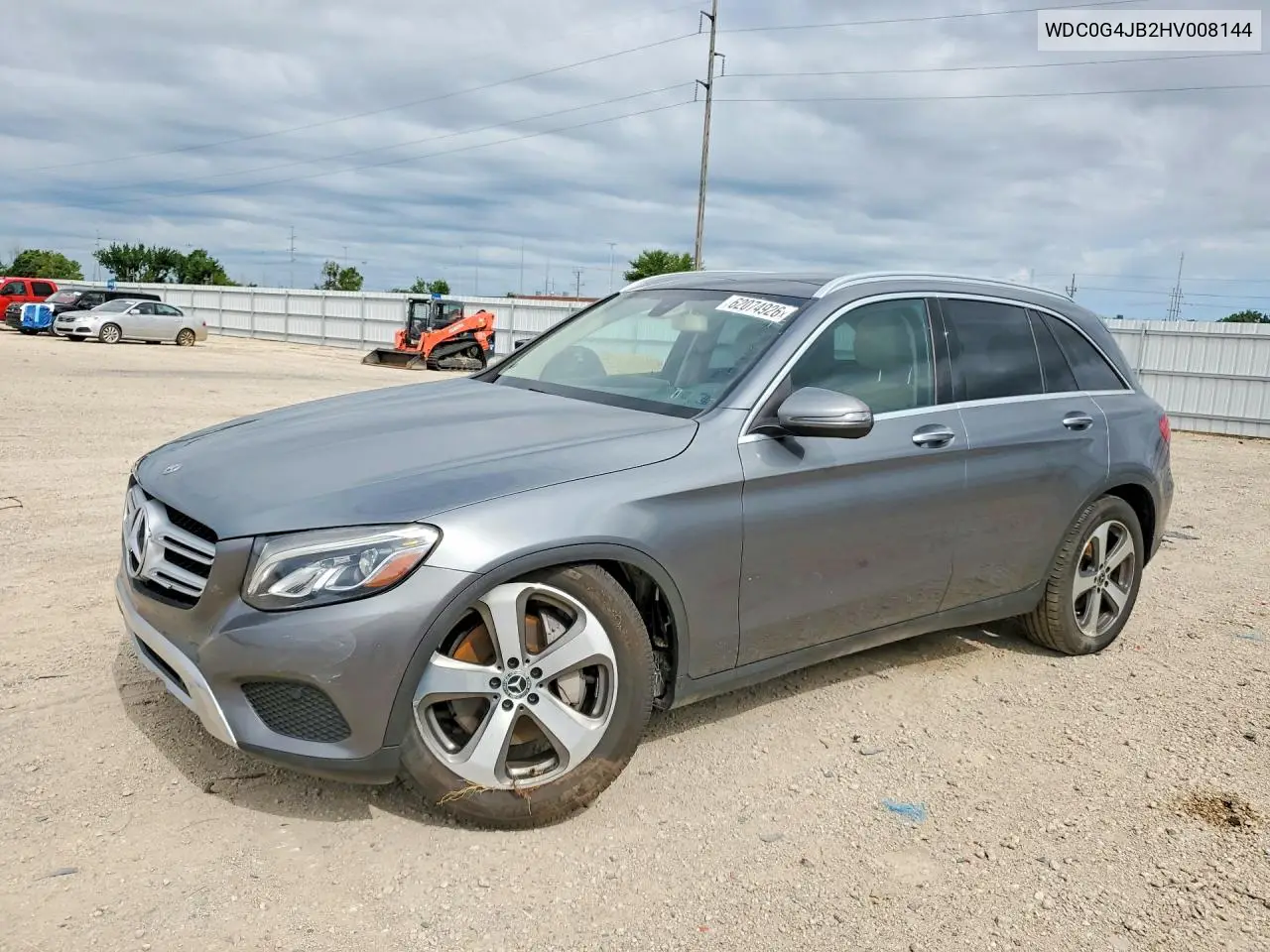 2017 Mercedes-Benz Glc 300 VIN: WDC0G4JB2HV008144 Lot: 62074926