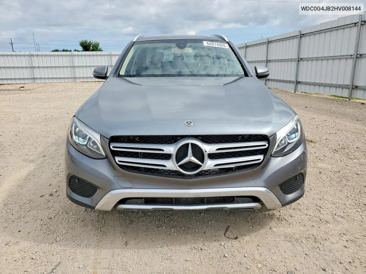 2017 Mercedes-Benz Glc 300 VIN: WDC0G4JB2HV008144 Lot: 62074926
