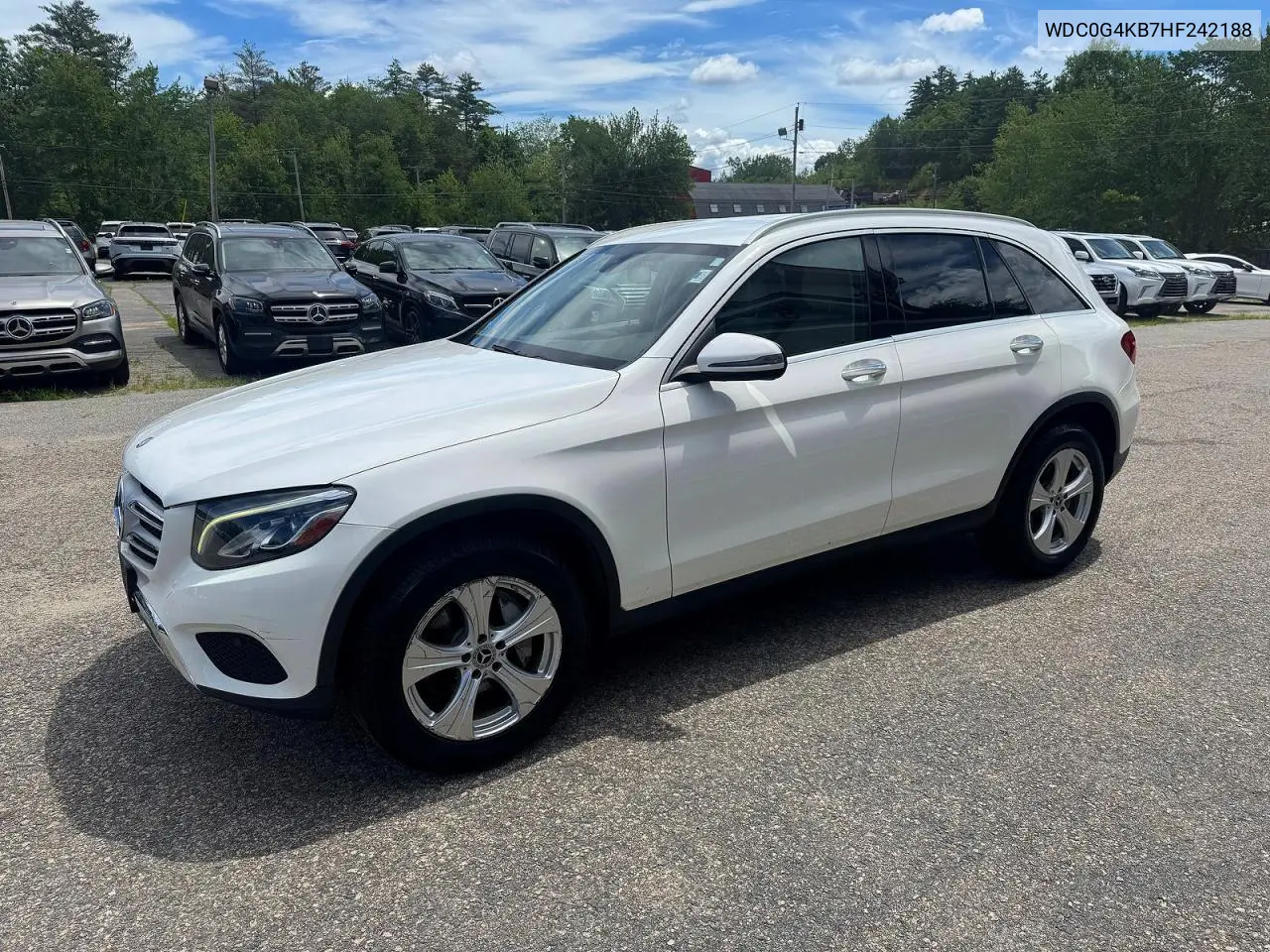 2017 Mercedes-Benz Glc 300 4Matic VIN: WDC0G4KB7HF242188 Lot: 62469906