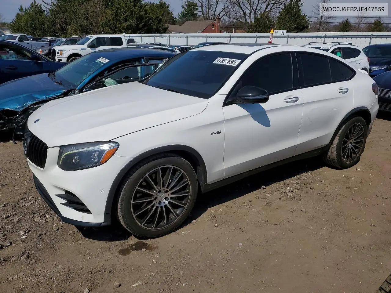 2018 Mercedes-Benz Glc Coupe 43 4Matic Amg VIN: WDC0J6EB2JF447559 Lot: 47691866