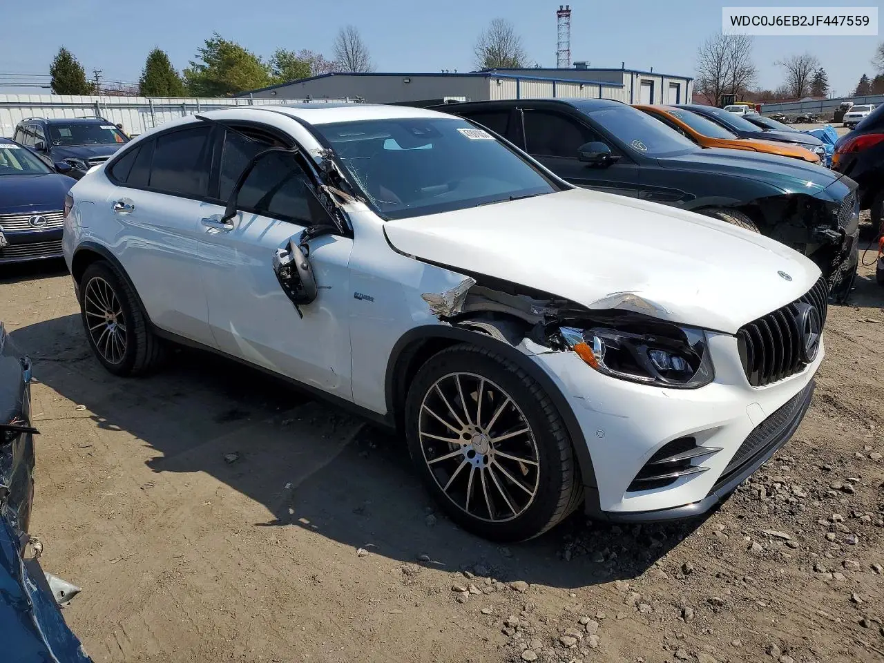 2018 Mercedes-Benz Glc Coupe 43 4Matic Amg VIN: WDC0J6EB2JF447559 Lot: 47691866