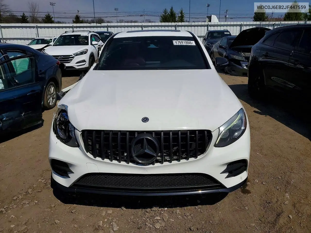 2018 Mercedes-Benz Glc Coupe 43 4Matic Amg VIN: WDC0J6EB2JF447559 Lot: 47691866