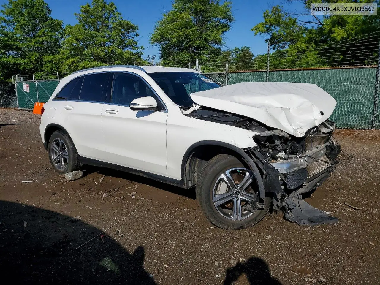 2018 Mercedes-Benz Glc 300 4Matic VIN: WDC0G4KBXJV038562 Lot: 51961096